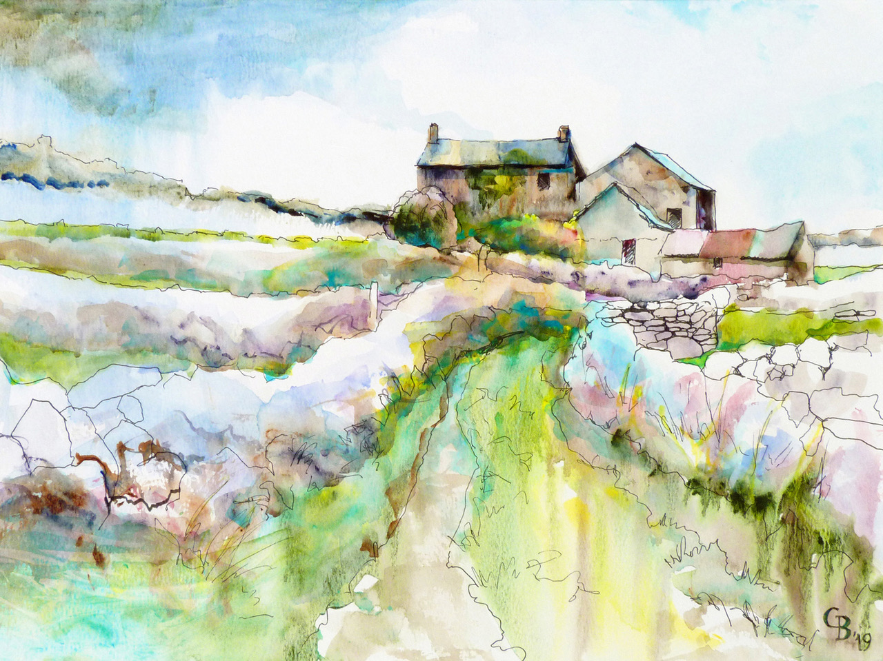 Paint Radiant Gravity Watercolours in the Cotswolds